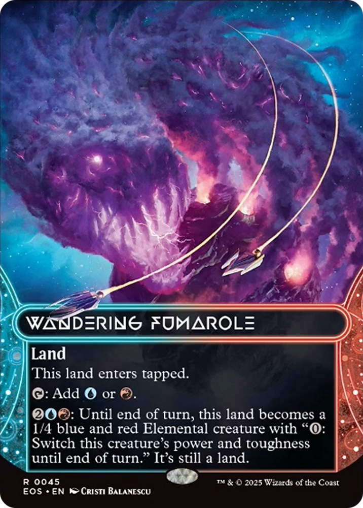 Wandering Fumarole (0045) (Borderless) [Edge of Eternities: Stellar Sights]