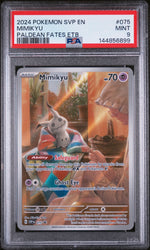 2024 POKEMON SVP EN-SV BLACK STAR PROMO #075 MIMIKYU PALDEAN FATES  PSA 9