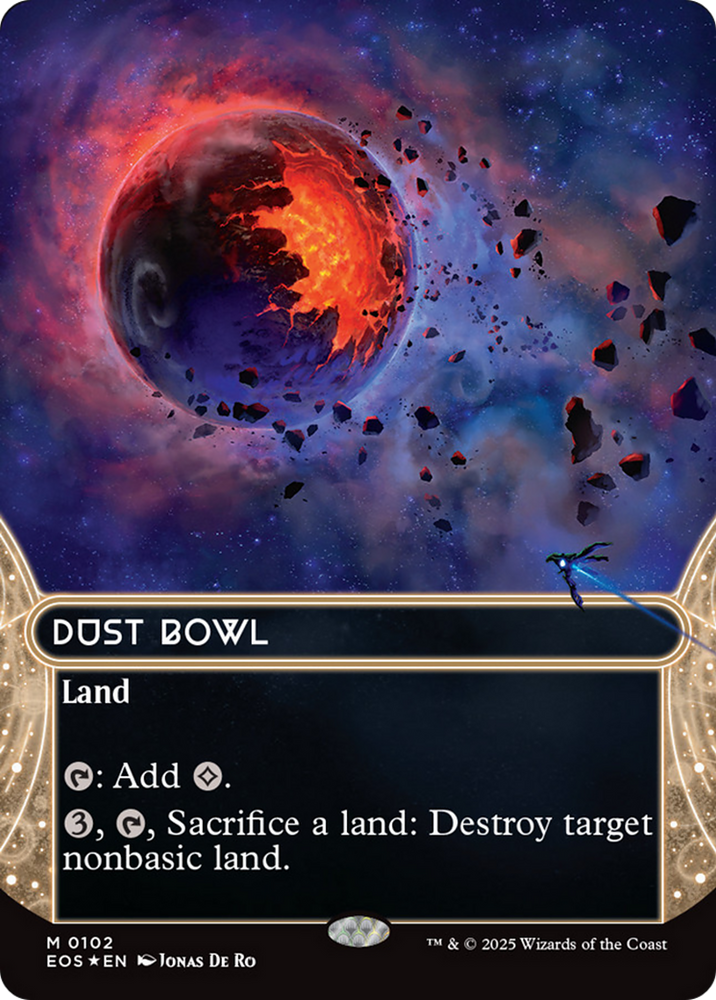 Dust Bowl (0102) (Borderless) (Galaxy Foil) [Edge of Eternities: Stellar Sights]
