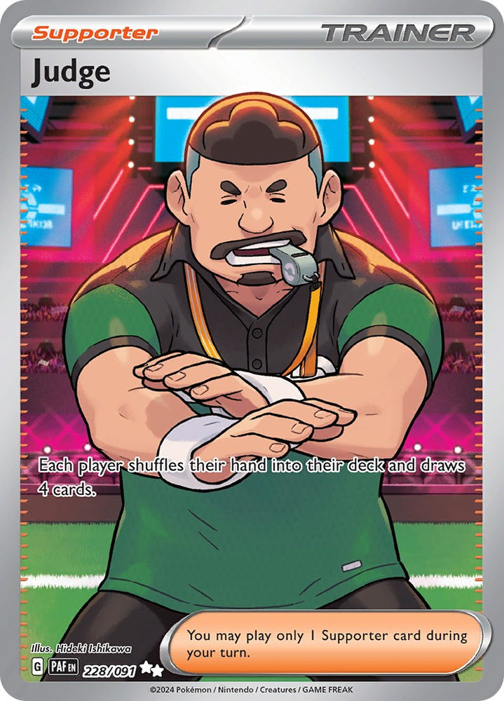 Judge (228/091) [Scarlet & Violet: Paldean Fates] Near Mint Holofoil