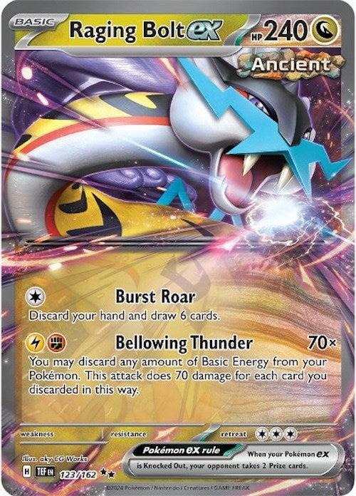 Raging Bolt ex (123/162) [Scarlet &amp; Violet: Temporal Forces] Near Mint Holo