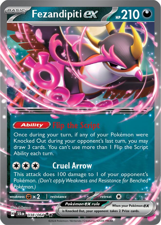 Fezandipiti ex (038/064) [Scarlet & Violet: Shrouded Fable] Near Mint Holofoil