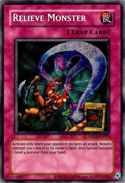 Relieve Monster [RP01-EN093] Secret Rare