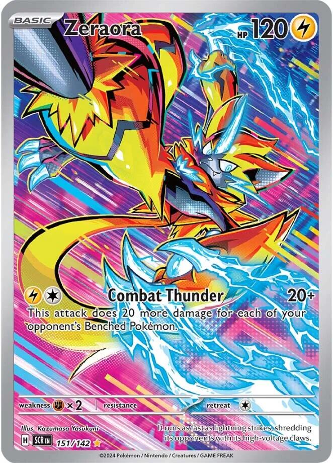 Zeraora (151/142) [Scarlet &amp; Violet: Stellar Crown] Near Mint Holofoil