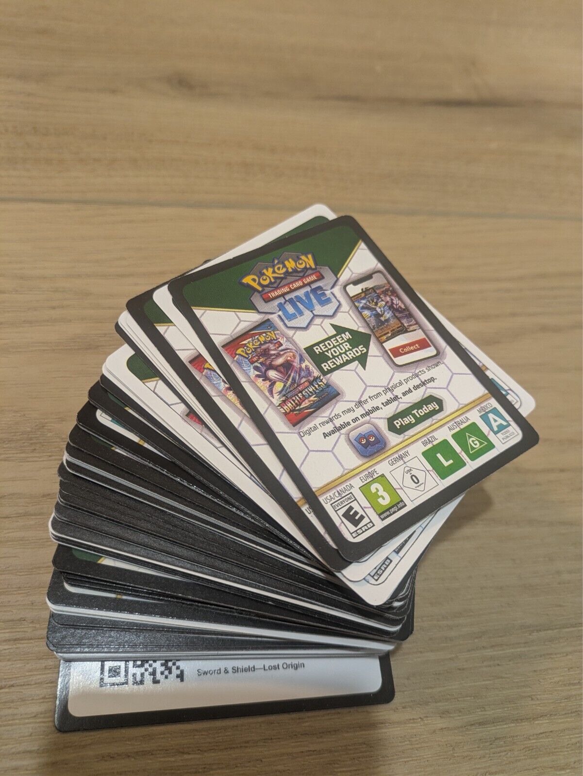Pokémon TCG Live Code Cards - Lost Origin - New