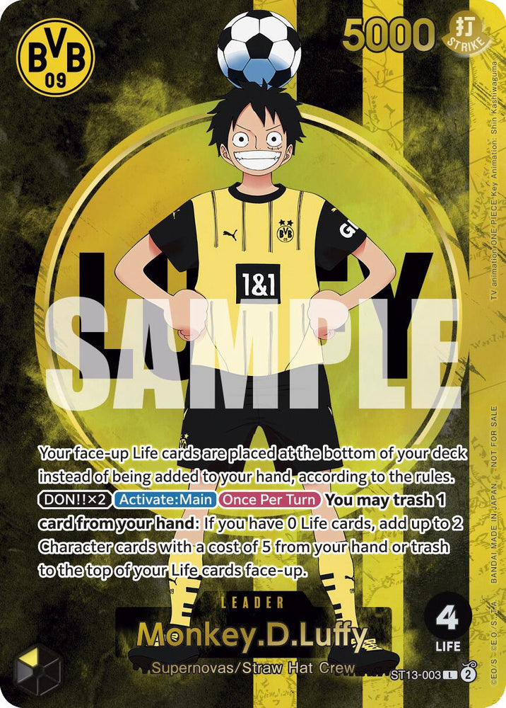 Monkey.D.Luffy (BVB x One Piece Campaign) [One Piece Promotion Cards]