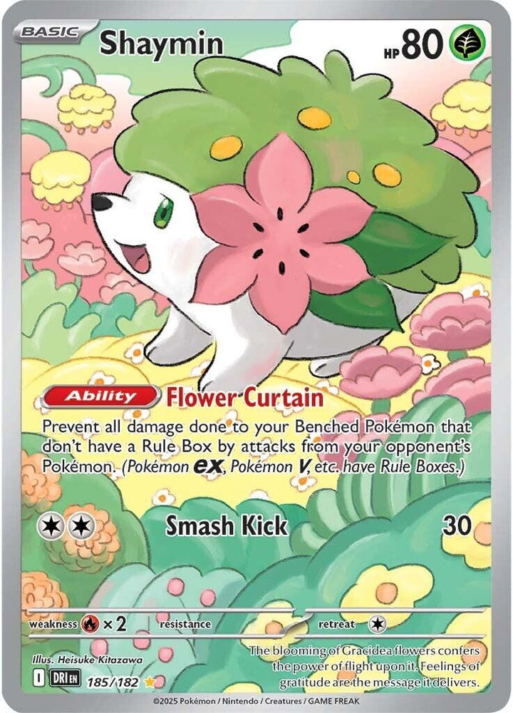 Shaymin (185/182) [Scarlet &amp; Violet: Destined Rivals] Near Mint Holofoil