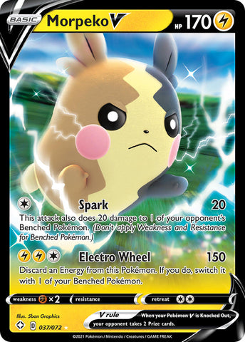 Morpeko V (037/072) [Sword & Shield: Shining Fates] Near Mint Holofoil