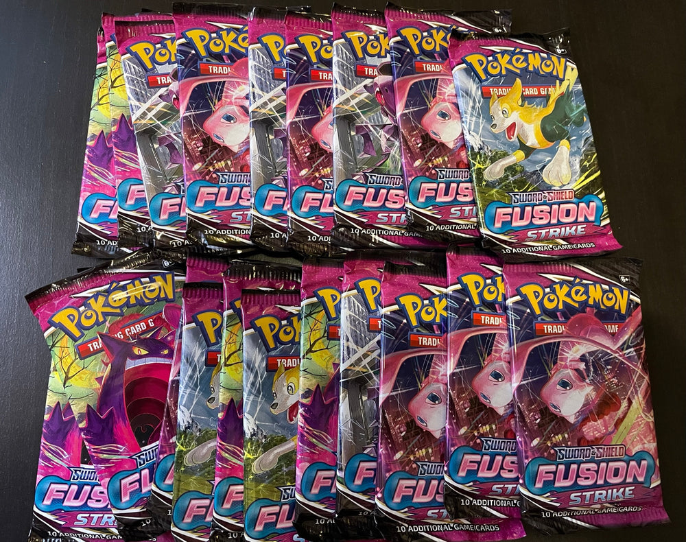 POKEMON Fusion Strike X100 Booster Packs SEALED