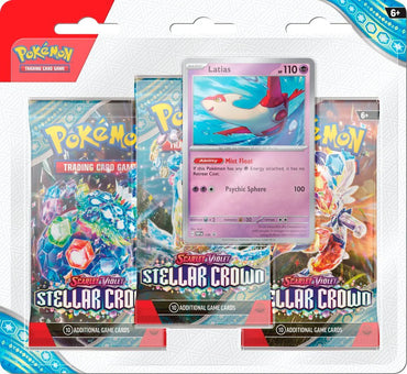 Scarlet & Violet: Stellar Crown - 3-Pack Blister (Latias)