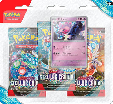 Scarlet & Violet: Stellar Crown - 3-Pack Blister (Tinkaton)