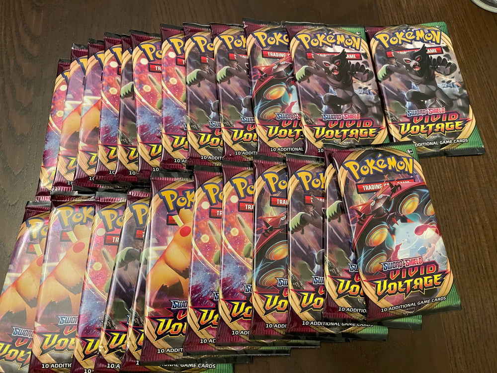 POKEMON Vivid Voltage X100 Booster Packs SEALED