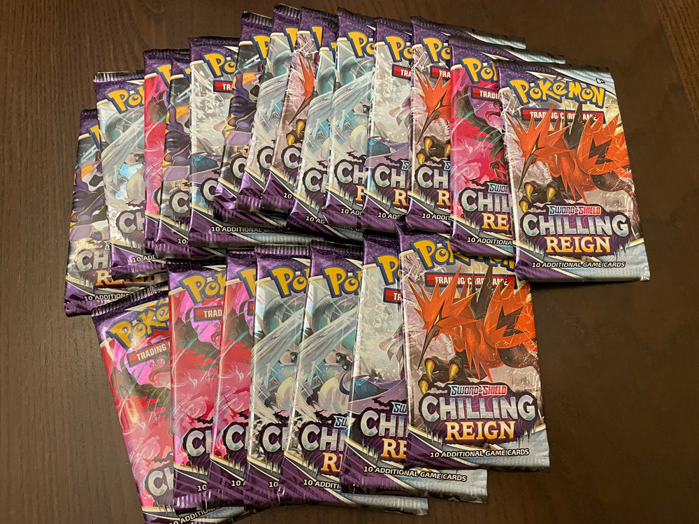 POKEMON Chilling Reign X1 Booster Packs SEALED