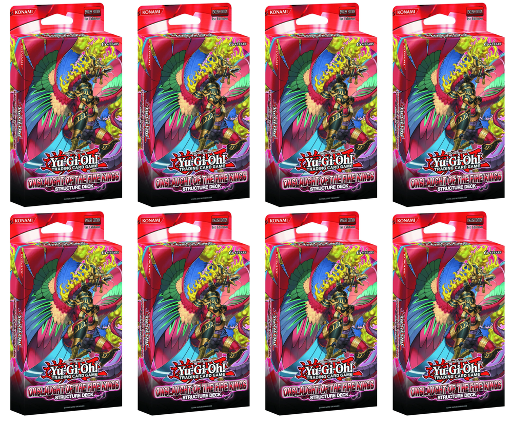 Onslaught of the Fire Kings - Structure Deck Display (1st Edition)