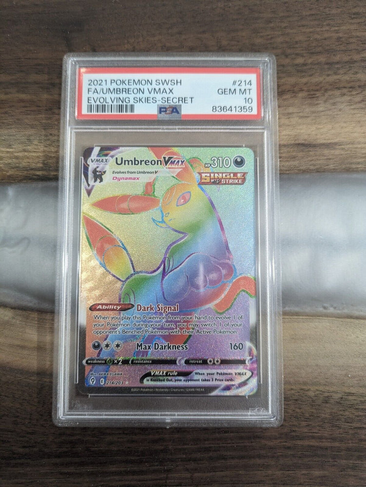 2021 Pokemon SWSH Umbreon VMax #214 PSA 10