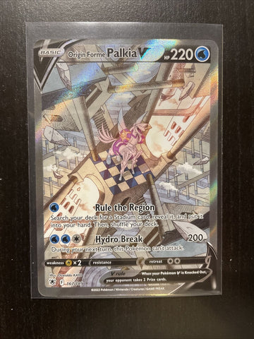 Pokemon Astral Radiance - ORIGIN FORME PALKIA V ALTERNATE ART 167/189 - NM/M