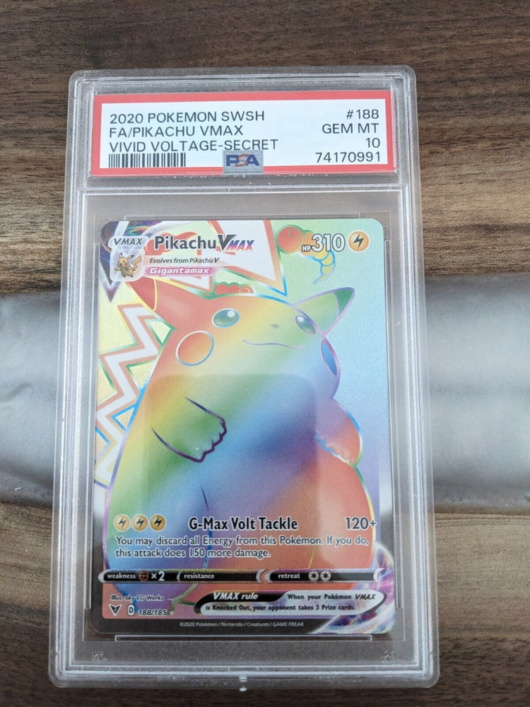 Pikachu VMax #188 PSA 10