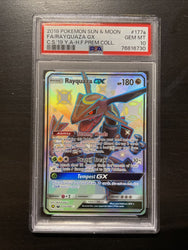 Pokemon TCG Shiny Rayquaza GX 177a/168 Hidden Fates Secret Rare PSA 10 GEM MINT