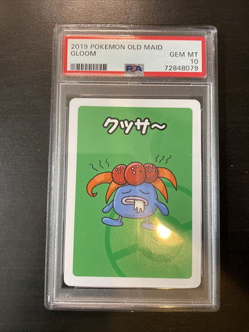 Gloom PSA 10 GEM MINT Old Maid 2019 Pokemon Center Japanese Babanuki