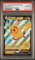 PSA 10 Pikachu V SWSH 143 Black Star Promo Holo Pokémon