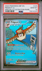 Pidgeot EX 225 Obsidian Flames NM HoloFoil PSA 10 GEM MINT