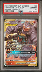 PSA 10 - Marshadow & Machamp GX - 2019 Pokémon Unbroken Bonds 82/214