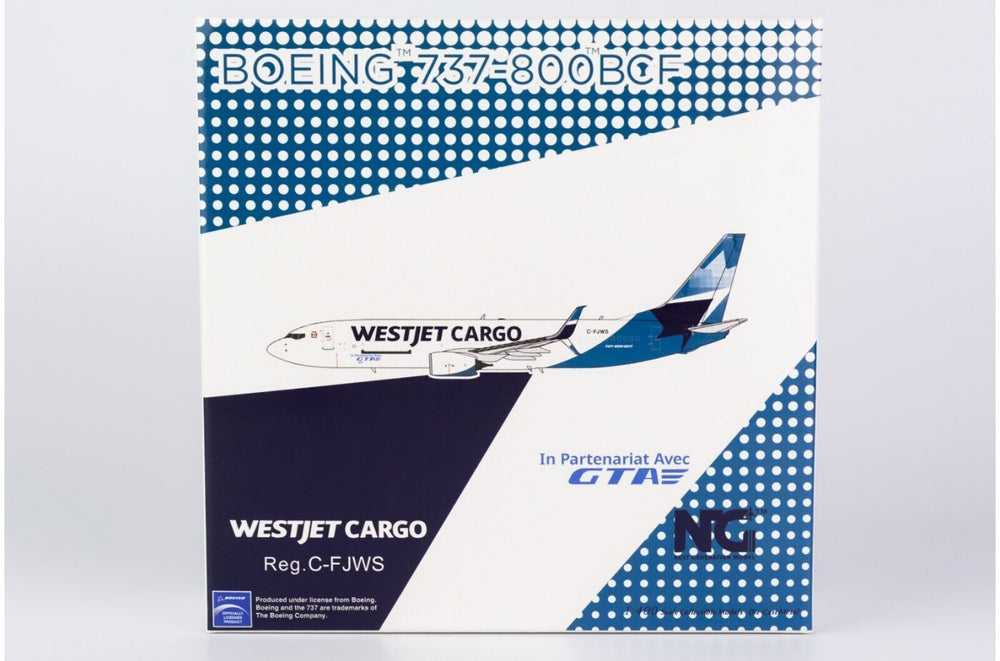 1:400 NG models Westjet Cargo Boeing 737-800BCF/w C-FJWS (Scimitar Winglets)