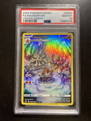 2023 Pokemon SWSH Crown Zenith #GG03 FA Magmortar PSA 10 GEM MINT