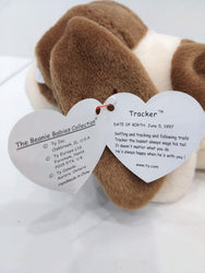Tracker the dog Beanie Baby | Top 125 most valuable | Mint | 6 Errors | Rare