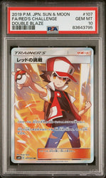PSA 10 Red's Challenge 107/095 Double Blaze Full Art Japanese Pokemon