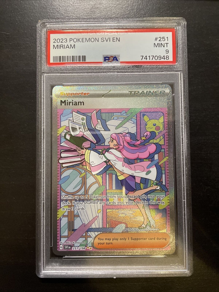 2023 Miriam 251/198 Scarlet & Violet Special Illustration Rare PSA 9 P 2023 Miriam 251/198 Scarlet & Violet Special Illustration Rare PSA 9 P