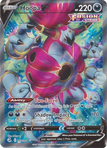 Pokémon TCG Hoopa V Fusion Strike 253/264 Holo Full Art NM