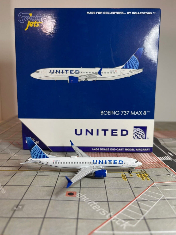 Gemini Jets United Airlines B737 MAX 8 N27251 GJUAL2049 1:400