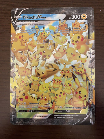 Pikachu V-Union JUMBO SWSH139 140 141 142 Celebrations 25th Promo NM