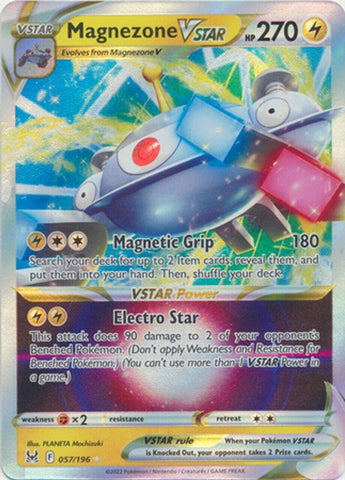 Magnezone VSTAR - 057/196 - Pokemon Lost Origins Sword Shield Ultra Rare Card NM