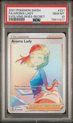 POKEMON EVOLVING SKIES AROMA LADY 221/203 PSA 10