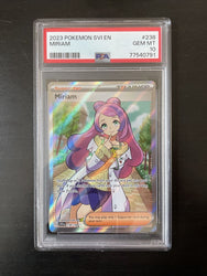 PSA 10 GEM MT  Miriam 238/198 Scarlet & Violet FULL ART Pokemon TCG Secret Rare