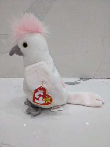 KuKu the cockatoo Beanie Baby | #3 most valuable | Mint | 8 Errors | Rare