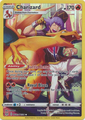 Charizard - TG03/TG30 - Pokemon Lost Origins Trainer Gallery Holo Rare Card NM