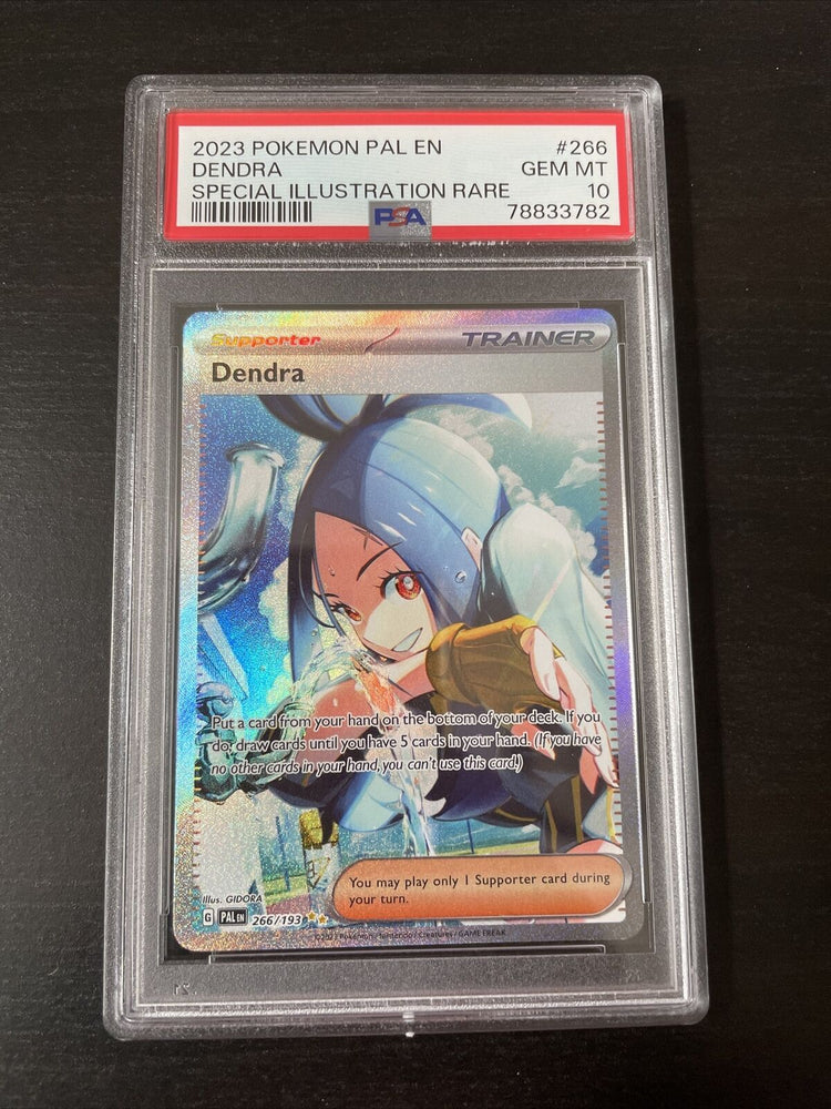 PSA 10 GEM MINT Dendra 266/193 Special Illustration Rare Holo 2023 Pokemon SIR