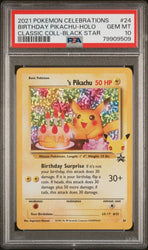 PSA 10 Birthday Pikachu Celebrations 24 Classic Collection Promo Pokemon TCG