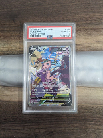 2021 Pokemon SWSH Mew V #251 PSA 10