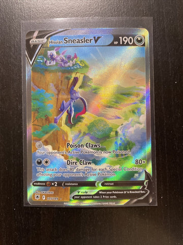 Pokémon - Hisuian Sneasler V - Ultra Rare Alt Art Astral Radiance - 175/189 - NM