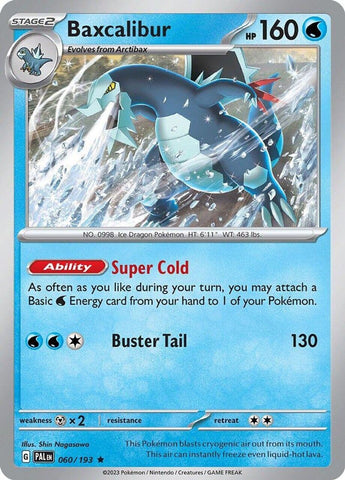 4x Baxcalibur Holo S&V Paldea Evolved #060 Pokemon Card NM/M