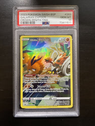 2023 Pokemon SWSH BSP Crown Zenith Tins Galarian Zapdos #283 PSA 10 Gem Mint