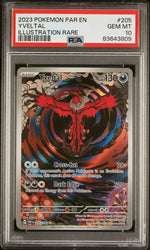 Yveltal 205/182 Full Art Illustration Rare Paradox Rift Pokémon Card NM PSA 10