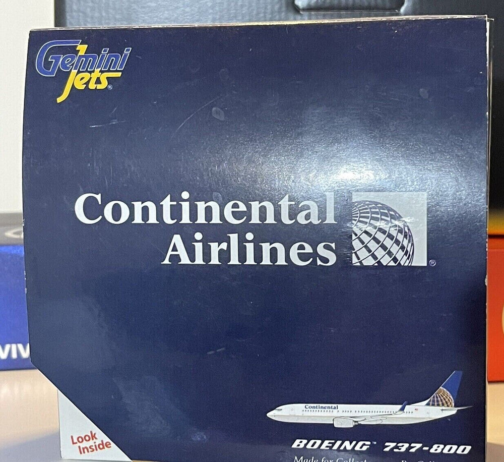 Gemini Jets 1:400 Continental Airlines 737-800WL -2007 Release -LIMITED 1500pcs!