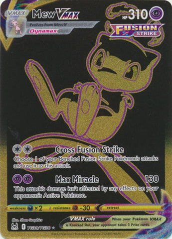 Mew VMAX - TG30/TG30 - Pokemon Lost Origins Trainer Gallery Secret Rare NM