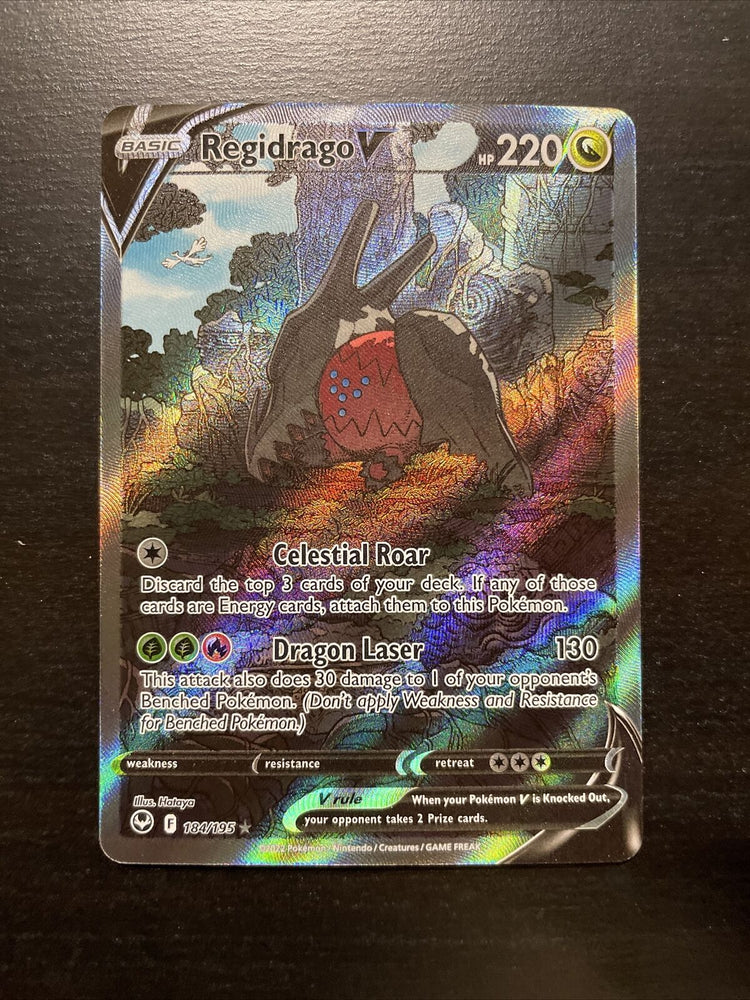 Regidrago V - 184/195 - Pokemon Silver Tempest Alternate Art Card NM