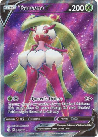 Pokémon TCG Tsareena V Fusion Strike 246/264 Holo Full Art NM